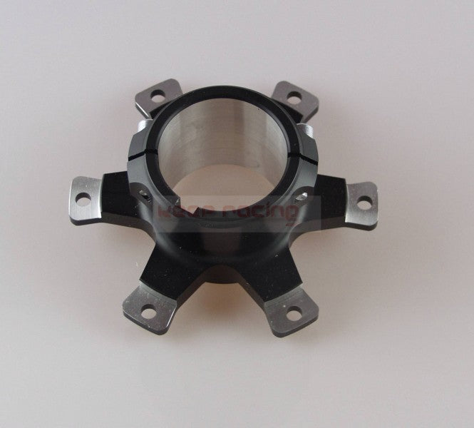 Bremsscheibenaufnahme, Aluminium, für 50mm Achse, schwarz eloxiert