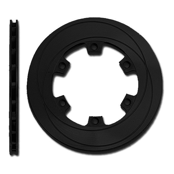 Bremsscheibe, Stahl, schwarz verzinkt, innenbelüftet, 2x2 Linien, 200mm, 18mm