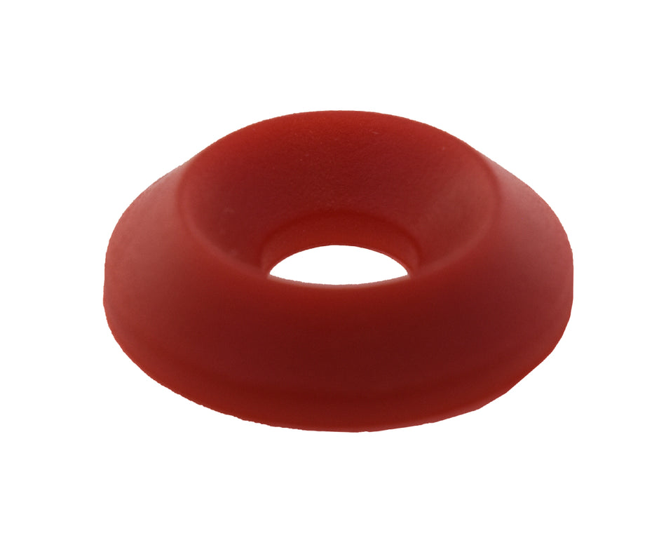 10 x Unterlegscheibe für Senkkopfschraube 17x6mm, rot