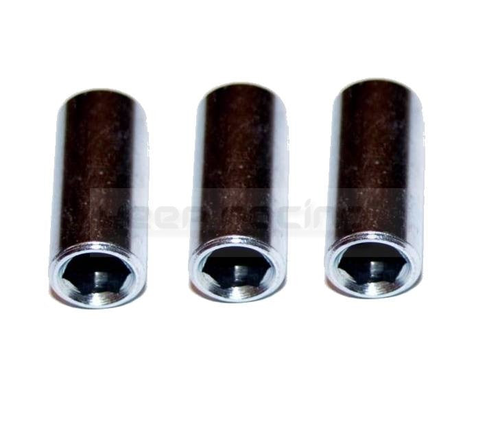 3 x Radmutter, Zylindermutter, Felgenschraube, M8, 30 x 13mm
