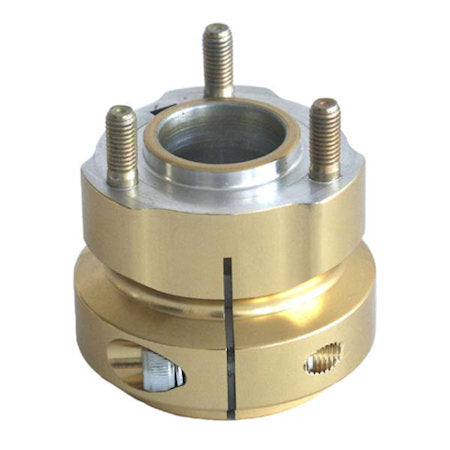 Radstern, Alu, eloxiert, für 50mm Achse, 62mm - 115mm lang
