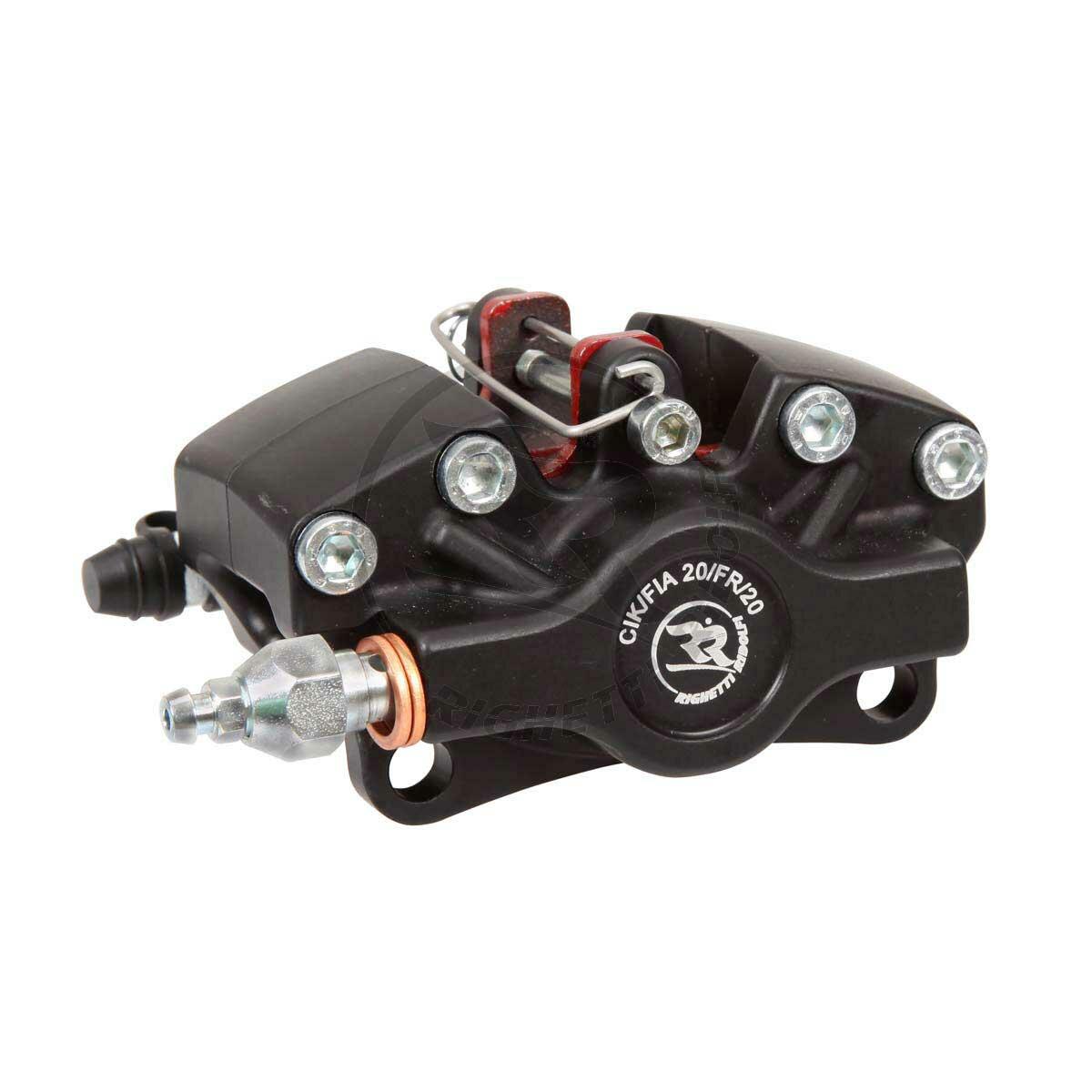 Bremssattel MA20, vorne rechts, geschmiedetes Aluminium, schwarz eloxiert, KZ