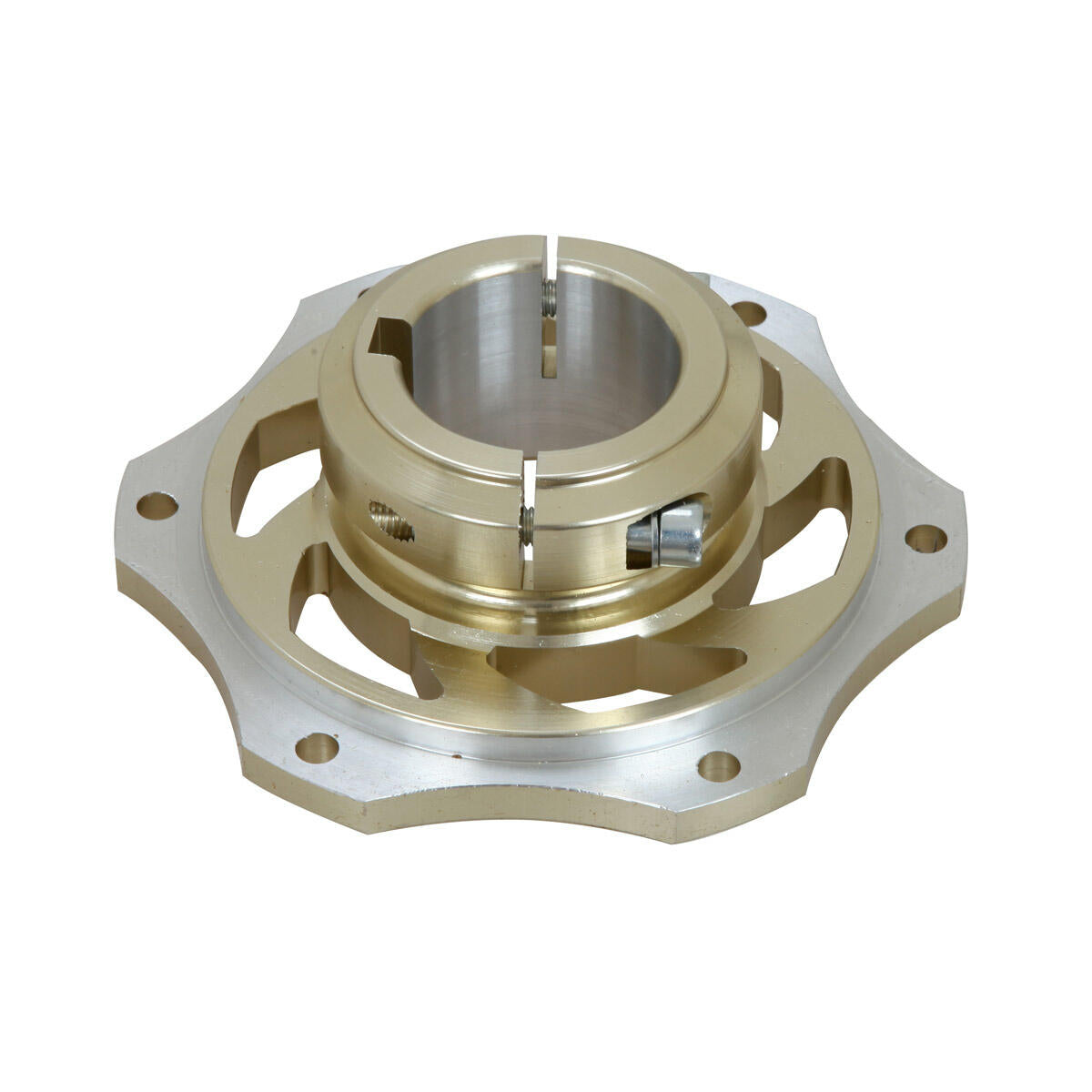 Bremsscheibenaufnahme, Aluminium, für 40mm Achse, magnesium eloxiert
