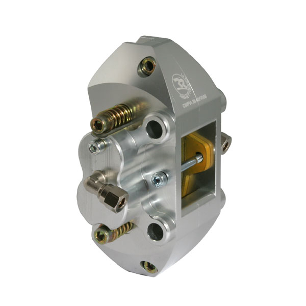Bremssattel hinten, eloxiert, 4 Kolben, Typ Race HQ