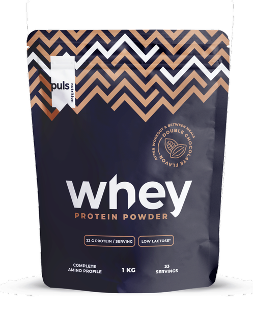 PULS Whey, Flavors: Chocolate, Vanilla, or Wild Strawberry (500 g/1 kg)