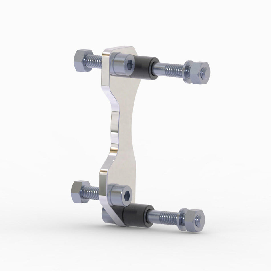 Anschraubplatte Bremssattel MA20 hinten, verchromt, 91.5mm, für Tony OTK Lagerschale