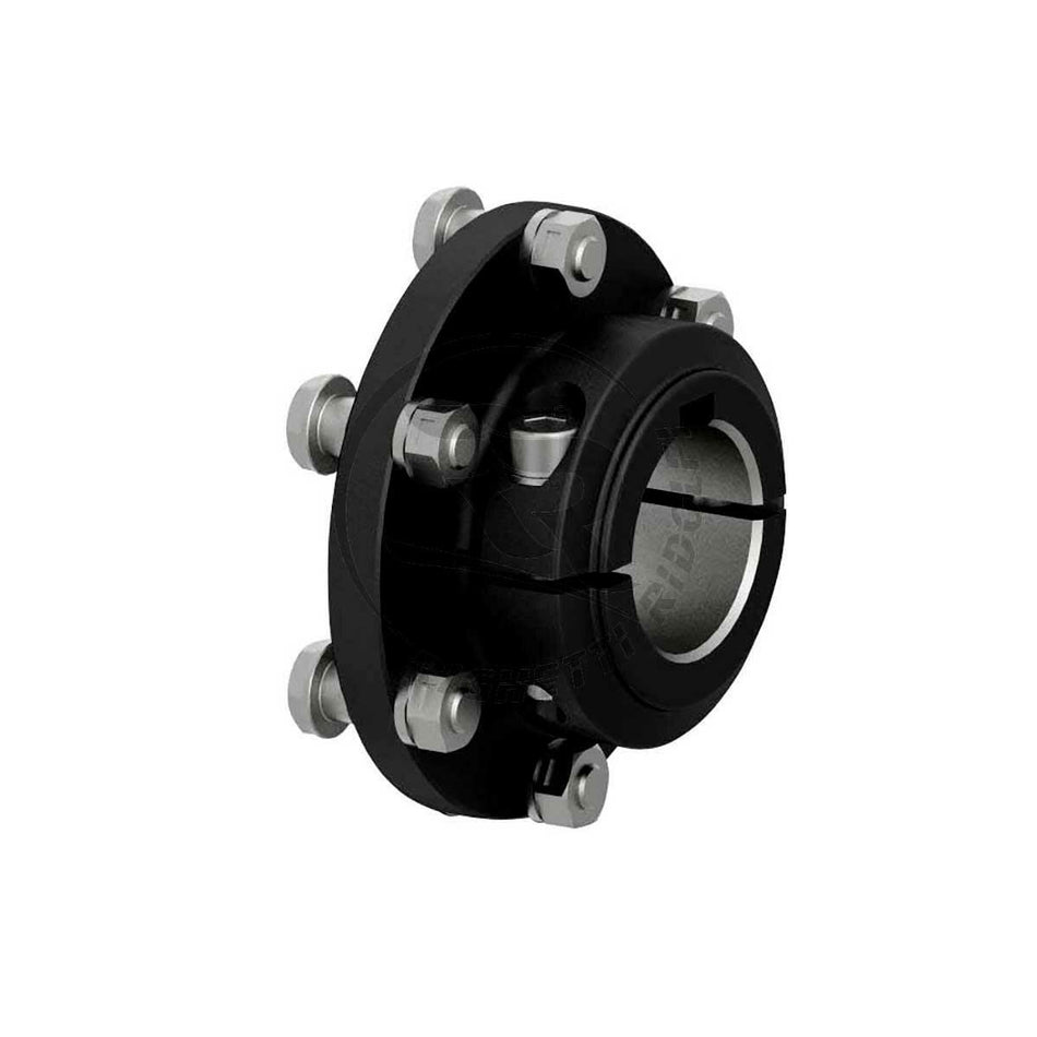 Minikart Bremsscheibenaufnahme, Aluminium, schwimmend für 30mm Achse, eloxiert