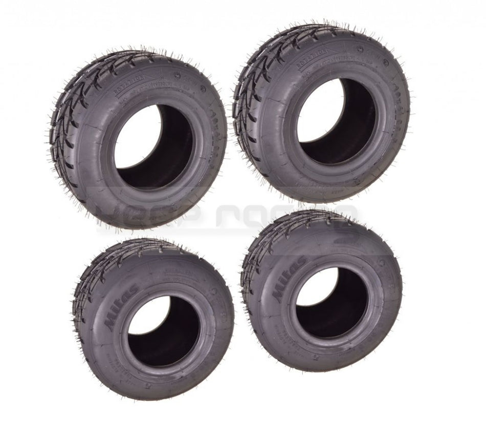Satz SAVA/MITAS Regenreifen SRW (2x4.0 & 2x6.0), weich, (45 Shore +/- 6 ShA)