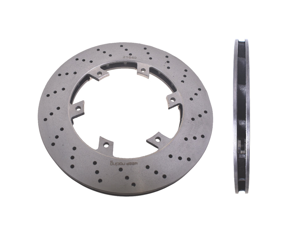 Bremsscheibe, Stahl, gelocht, innenbelüftet, 206mm x 16mm für Tony Kart EVR, EVK und Racer 401