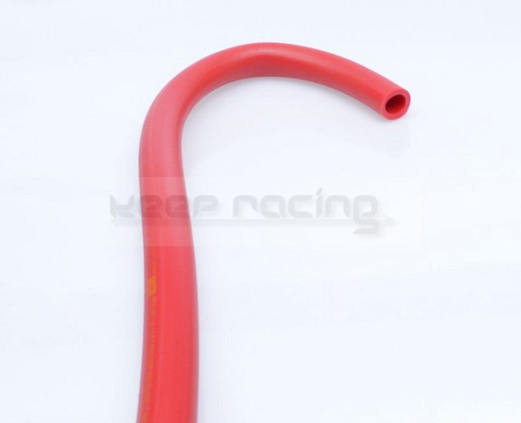 Silikon (SIRFLON) Kühlwasserschlauch bis 140 Grad Celsius, rot, 1 Bogen, 180 Grad, 100cm