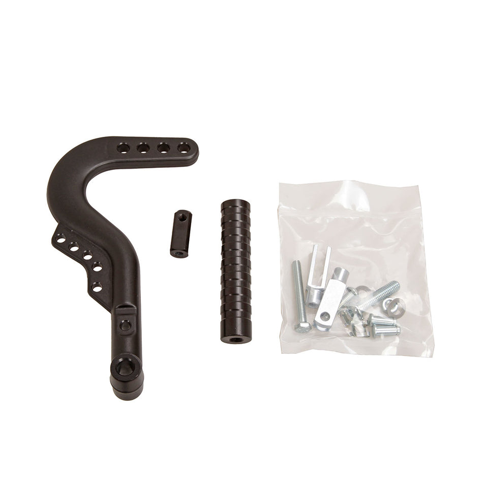 Universelles Aluminium Pedal Gas/Bremse, schwarz eloxiert