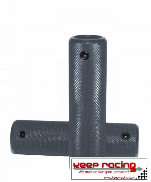 Pedal Grip Satz (2 Stück), Alu, titan eloxiert