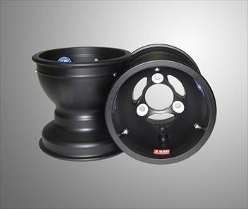 Douglas Magnesium Felgen, 5 Zoll, 132mm, schwarz, Satz (2 Stück)