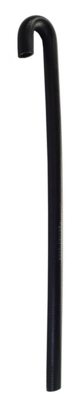Kühlwasserschlauch EPDM, Gewebeschlauch, schwarz, mit 1 x 180° Bogen, 600mm lang, keep-racing®
