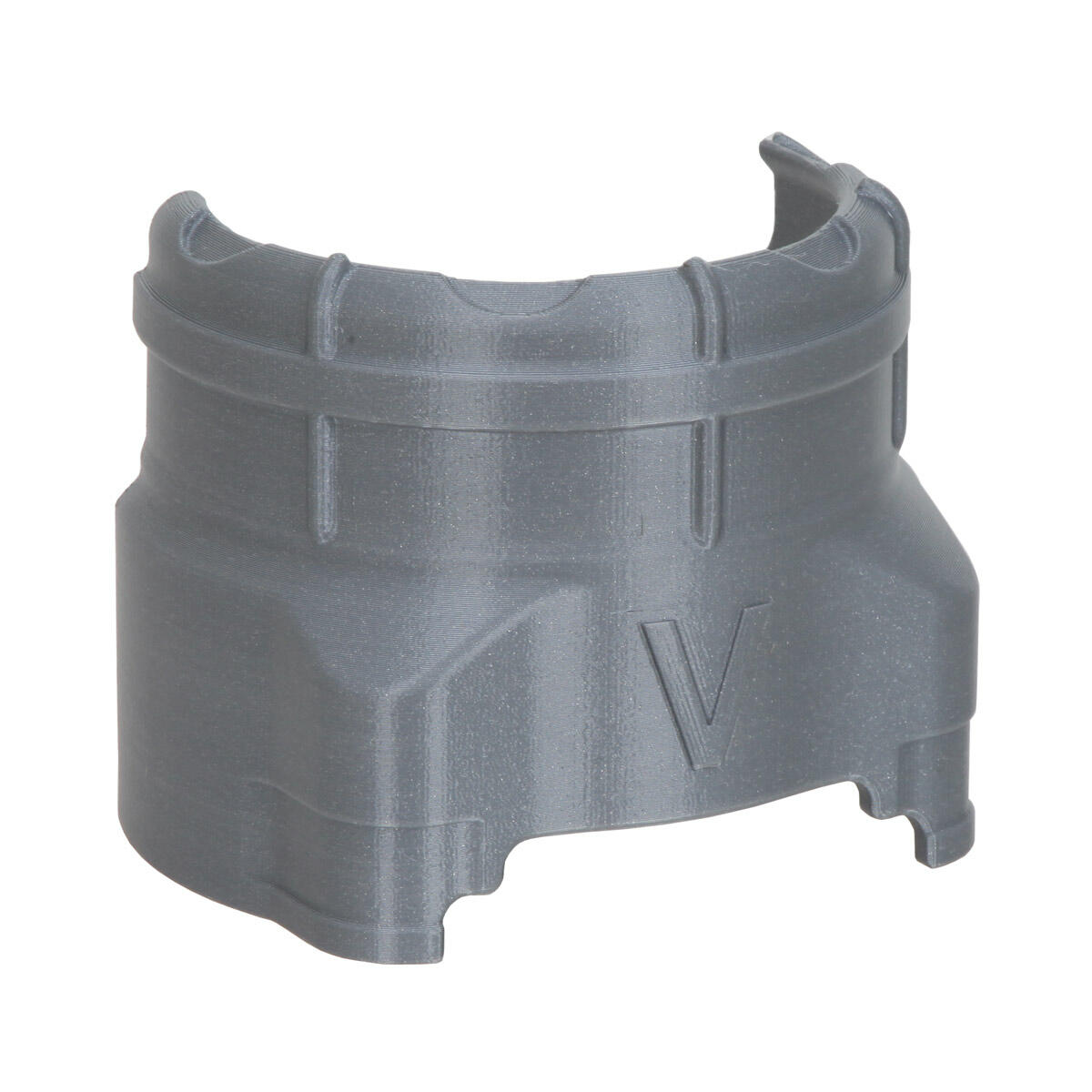 Winterschutz, Zylinderschutz für Vortex ROK GP Motor, Kunststoff, silbergrau