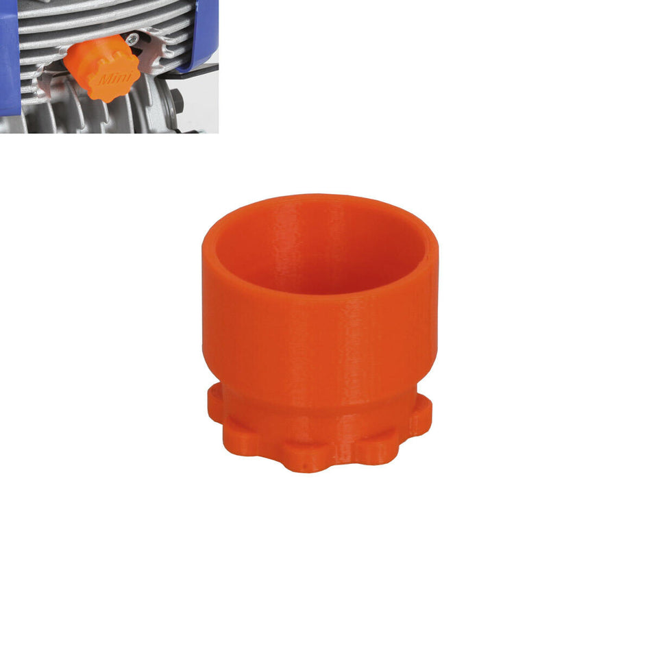 Schutzkappe für Mini-Kartmotor Auslass, konische Befestigung