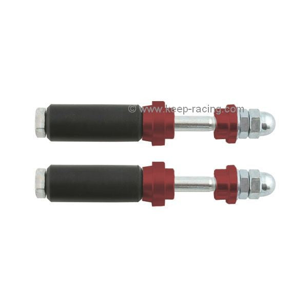 Schraubensatz für Heckauffahrschutz XTR14 & KG, 30mm, rot