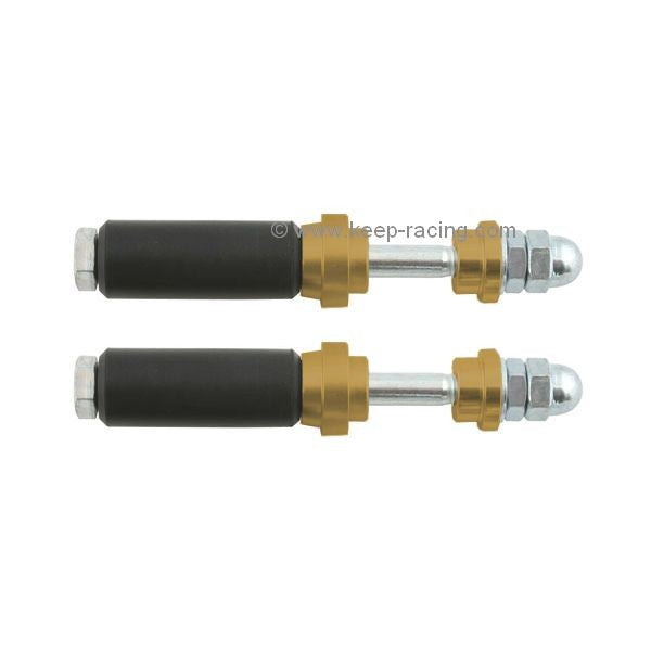 Schraubensatz für Heckauffahrschutz XTR14 & KG, 30mm, gold