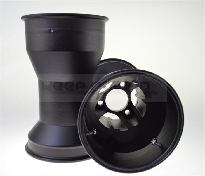 Aluminium Felgen, keep-racing®, 5 Zoll, 210mm, schwarz, Speichendesign, Satz(2 Stück)