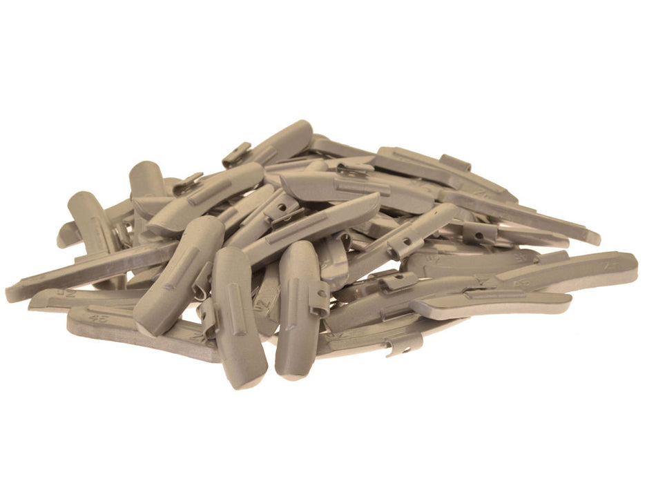 50 x Auswuchtgewichte 45g für Stahl-Felgen, Zink (ZN)