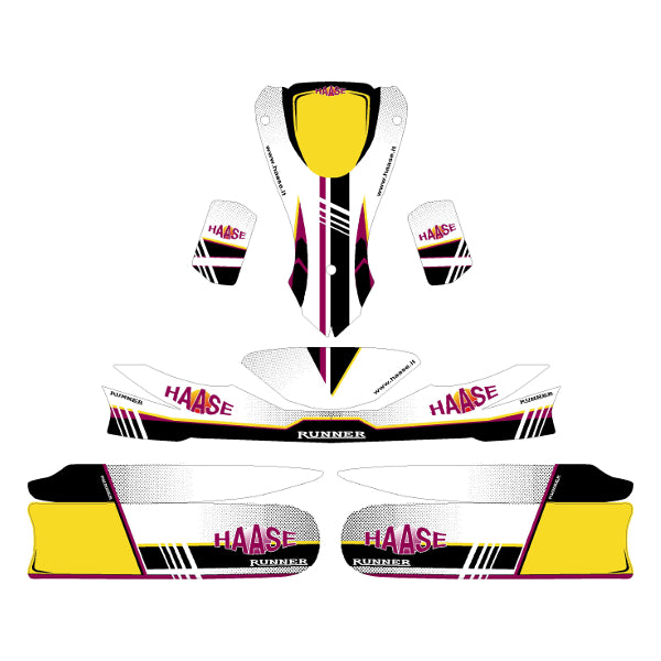 Design Klebesatz für HAASE JUNIOR MK14 CHASSIS DUO Bodywork