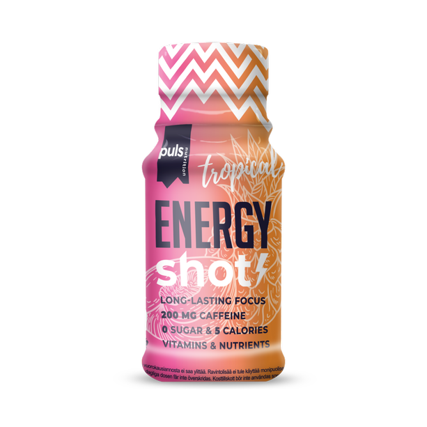 PULS Energy Shot, Flavors: Apple, Tropical Fruit, or Ginger-Lemon
