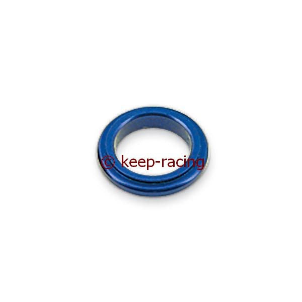 Aluminium Distanzstück, 17x5mm, blau eloxiert