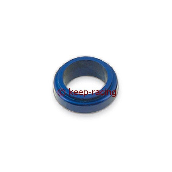 Aluminium Distanzstück, 17x10mm, blau eloxiert