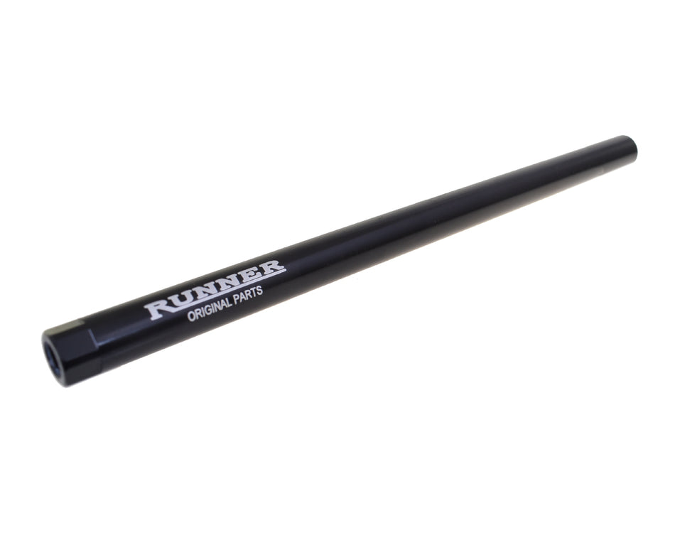 Spurstange Haase Runner, schwarz eloxiert, Aluminium, 225mm, M8 Gewinde
