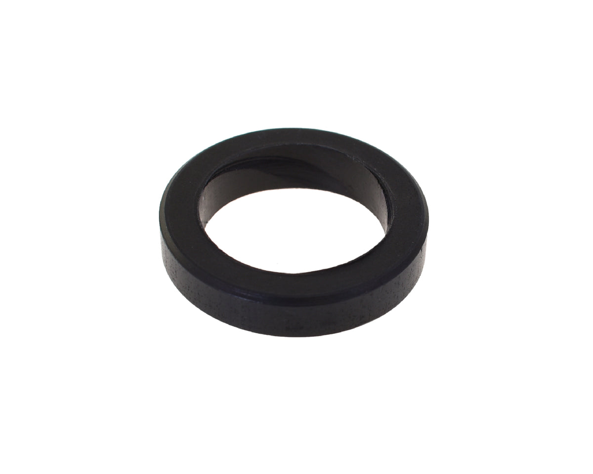 STUB AXLE SPACER, ALU. BLACK  ANOD. 5mm (for stub axle 17mm)