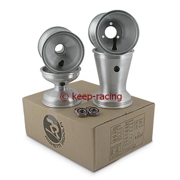 5 Zoll Aluminiumfelgen, Satz, 125mm(17mm)/180mm(58mm)