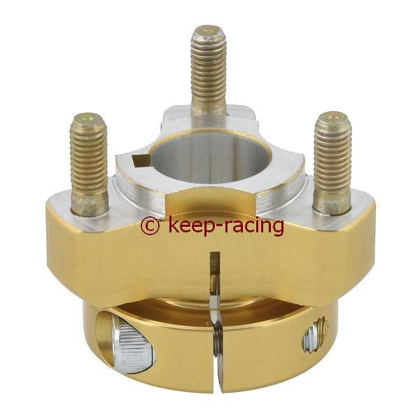 Radstern, Alu, eloxiert, für 25mm Achse, 40mm lang