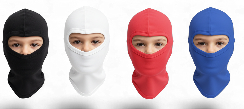 Vision Sturmhaube "KIDS", 100% Baumwolle, 100% AZO-Farbstoff frei