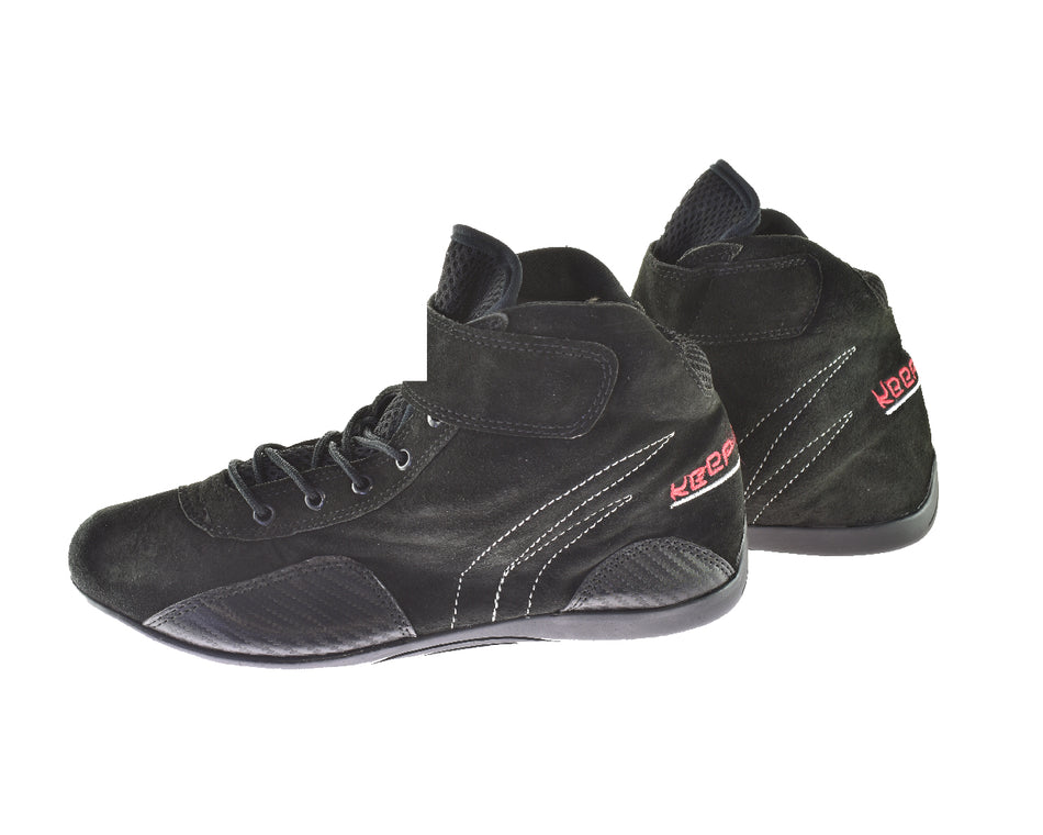 Kartschuhe keep-racing, Modell WINGS, schwarz, Leder, Größe 34 - 49