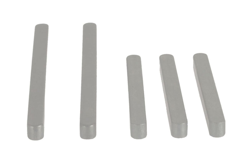 Set Achskeile, Höhe 7mm, für 30mm & 40mm Achse, 5mm