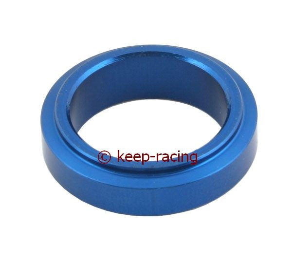 Aluminium Distanzstück 25x10mm, blau eloxiert