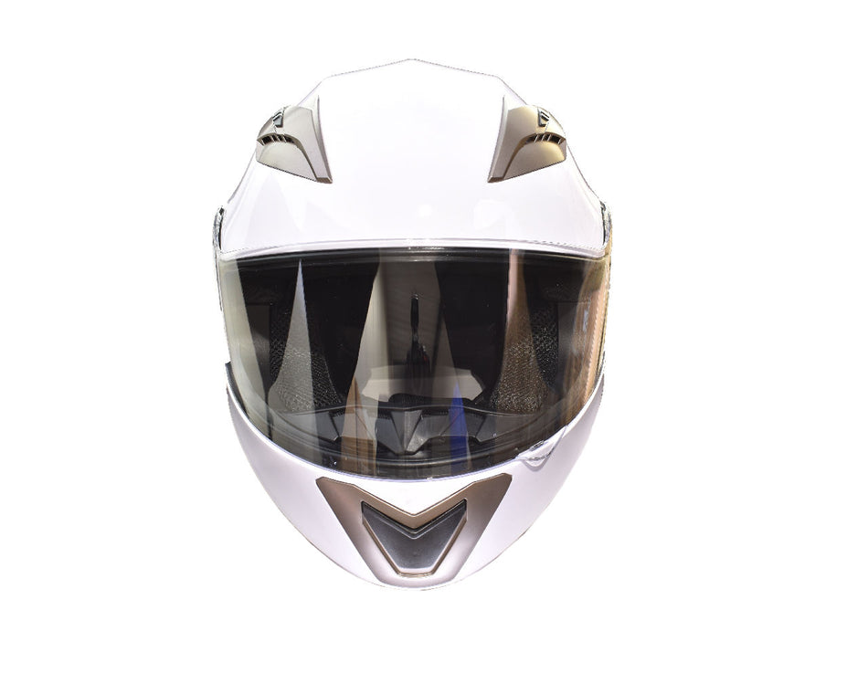 keep-racing® Motorsporthelm AIR, Größe XS - XL, weiß, ECE / 22-05, DOT FMVSS 218, NBR 7471