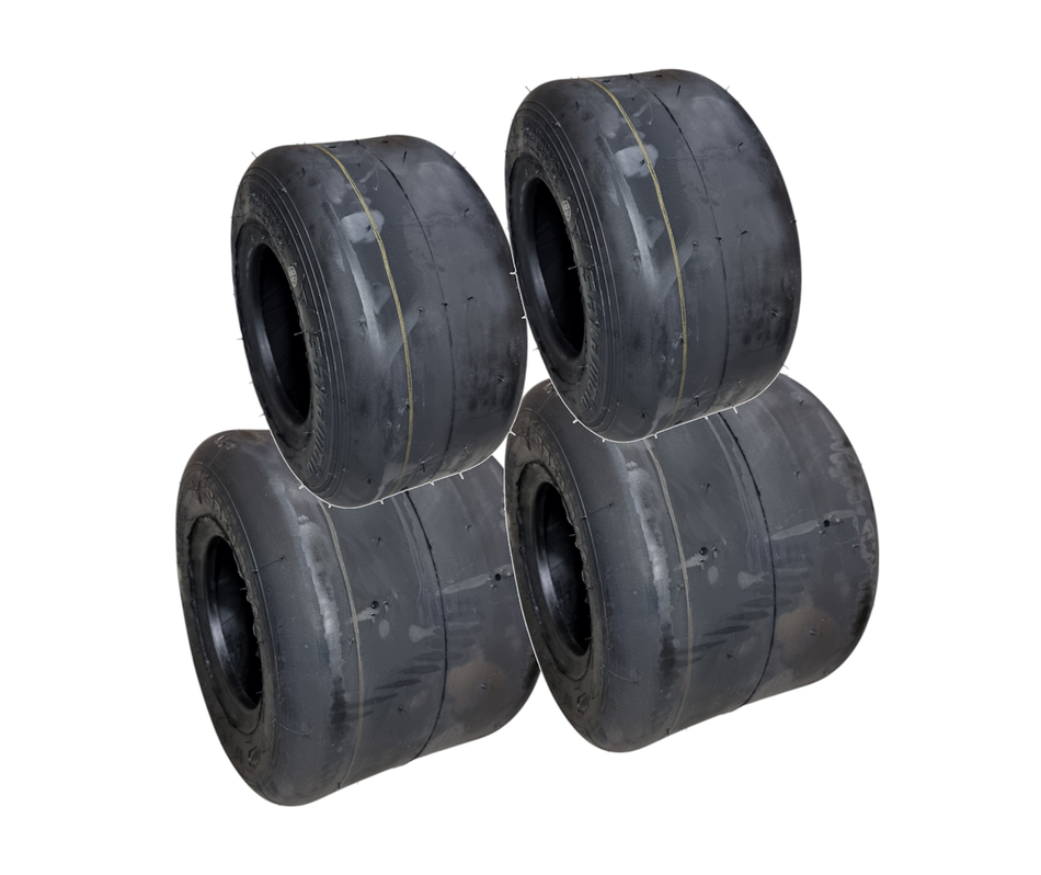 Sakamoto Kartreifen Sport-H, Satz, (2 x 10x4.50-5, 2 x 11x7.10-5) (harte Mischung)