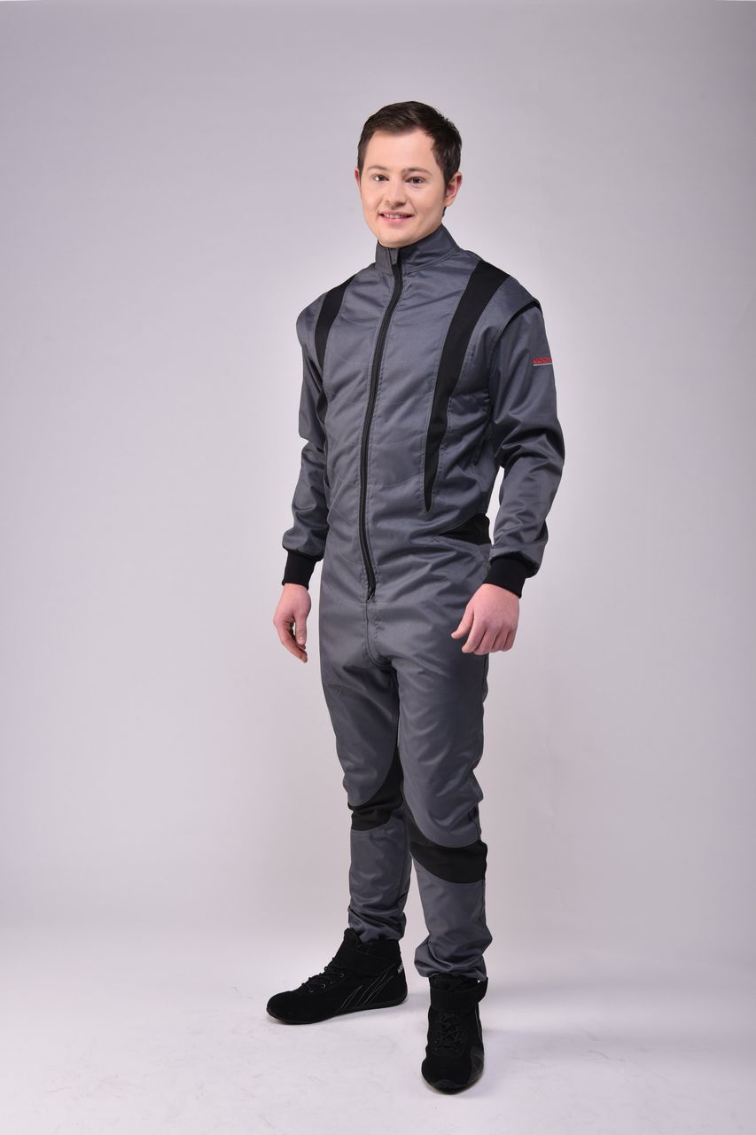 ABVERKAUF: Kart- & Motorsportoverall, Modell CRUISER FLEX, anthrazit/schwarz, keep-racing®