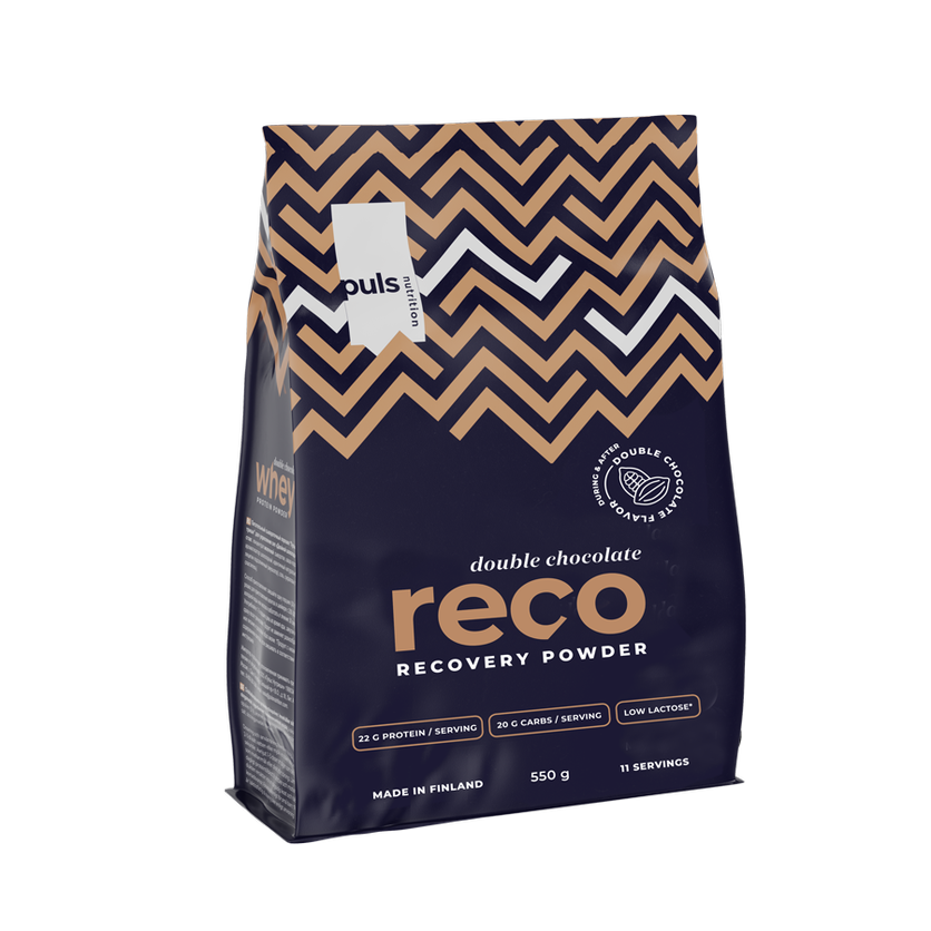 PULS Reco, Flavors: Chocolate, Vanilla, or Strawberry, 550 g/1 kg