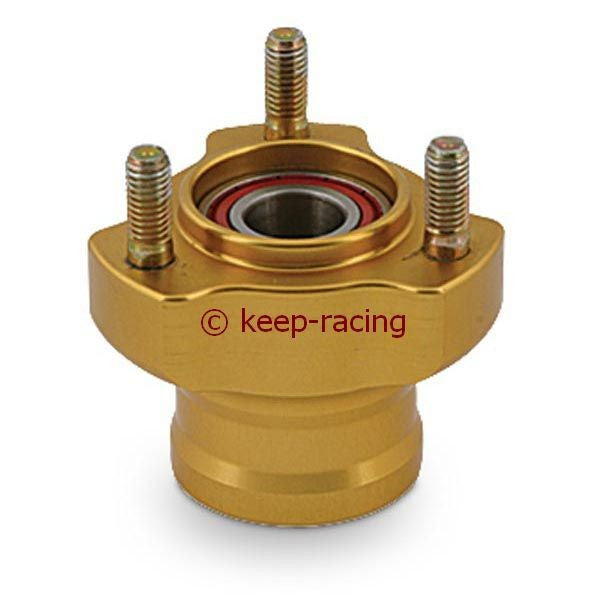Radstern vorne, Alu, eloxiert, Aufnahme 17mm, Länge 50mm