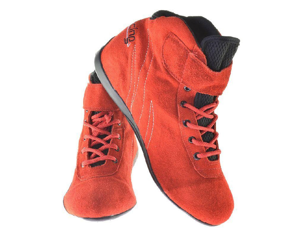 Kartschuhe keep-racing, Modell WINGS, rot, Leder, Größe 34-49