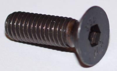 M5x10 countersunk screw, metal, black