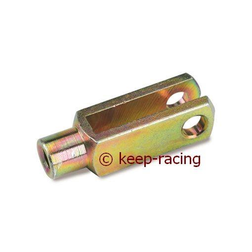 Gabel M6 36mm Stahl, gold verzinkt
