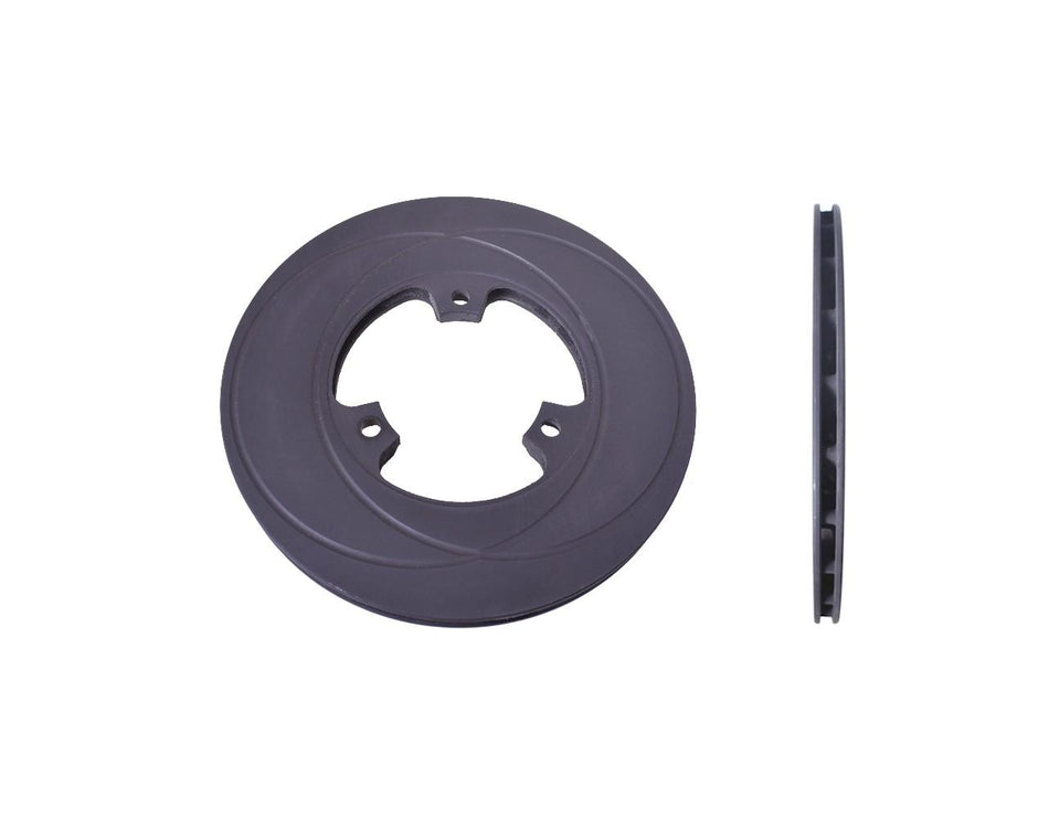 Innenbelüftete Bremsscheibe,links, schwarz verzinkt. (2+2), 160x12mm