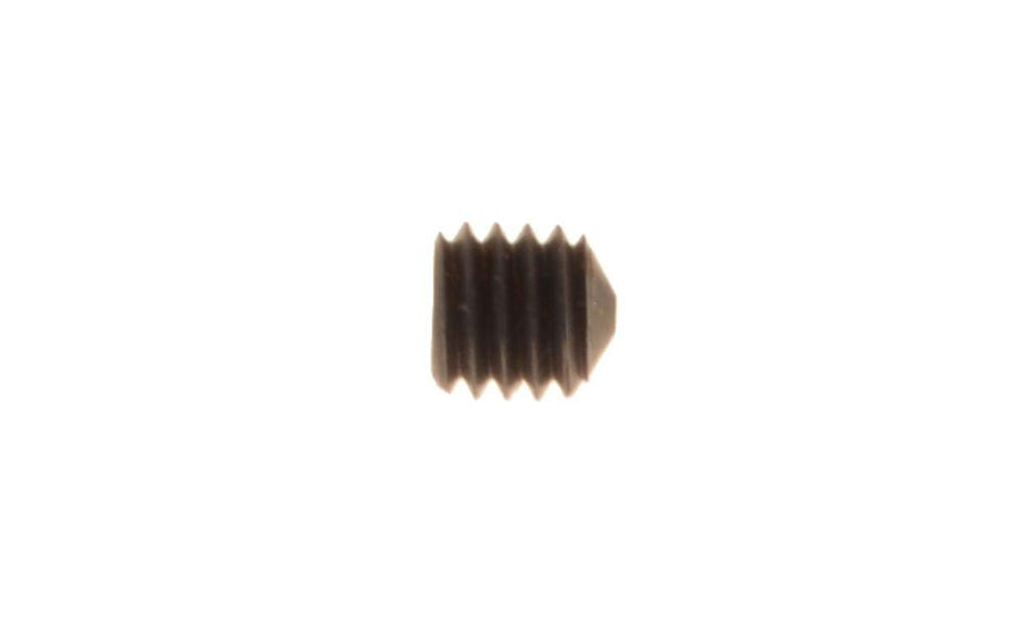 M6 x 6 mm grub screw, pitch 1.00, pointed, black