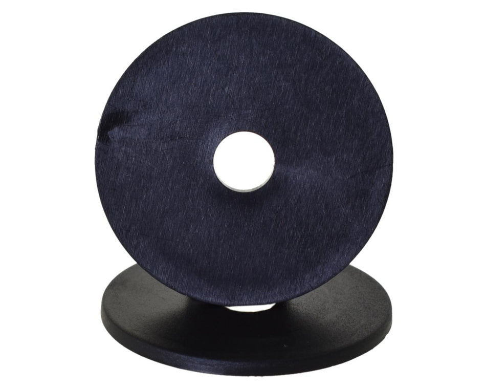 Rondelle pour sièges/supports de siège, plastique, 40 x 8 x 2 mm, noir