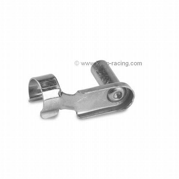 Clip, M6x24mm, Stahl, silber eloxiert