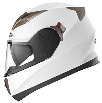 Moto Motorsporthelm, Größe XS-XL, weiß, ECE / 22.05