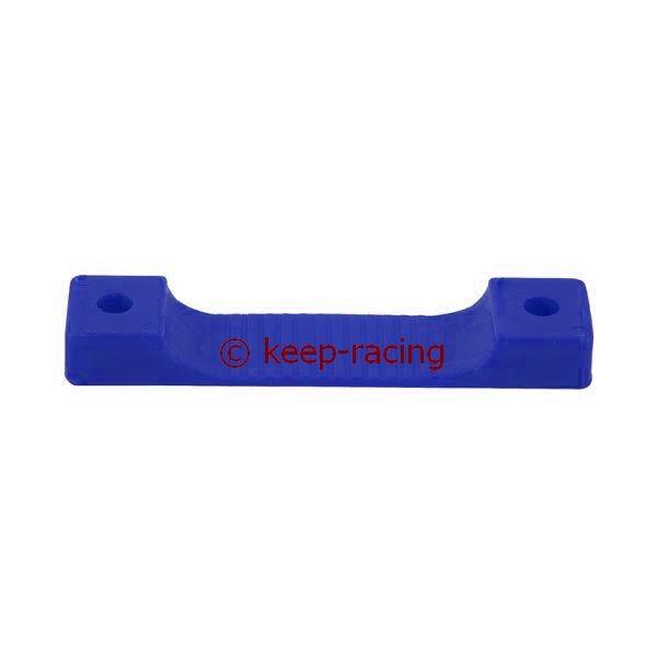 Fixierklammer, Halter, Halterung für Nummerntafel, blau